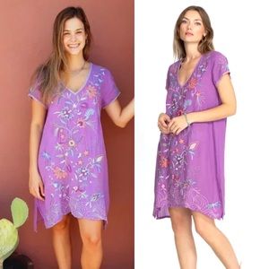 NWT Johnny Was Phoebe Drape Tunic Dress in Lilac
